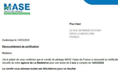 Certification MASE